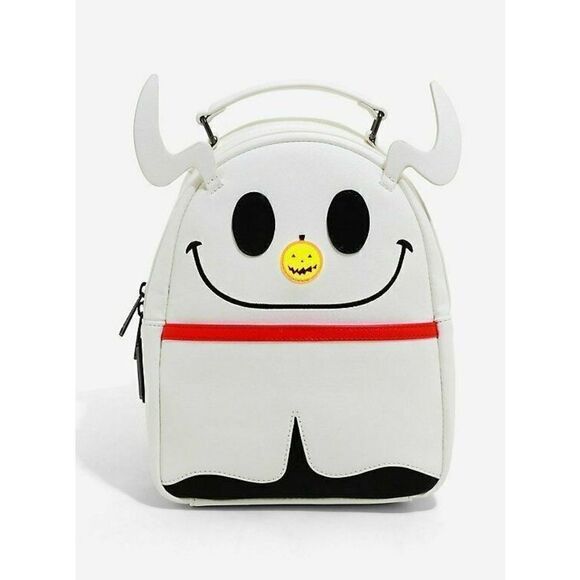 Loungefly Disney Nightmare Before Christmas Zero Glitter Light Up Backpack NWT - Picture 1 of 5